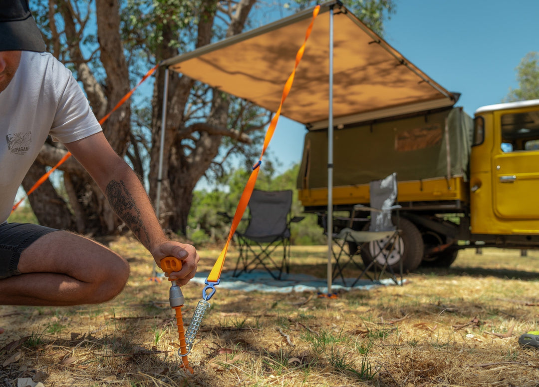 TieStrap 2.0 richtig einsetzen – So bleibt dein Camping-Setup auch bei Wind stabil