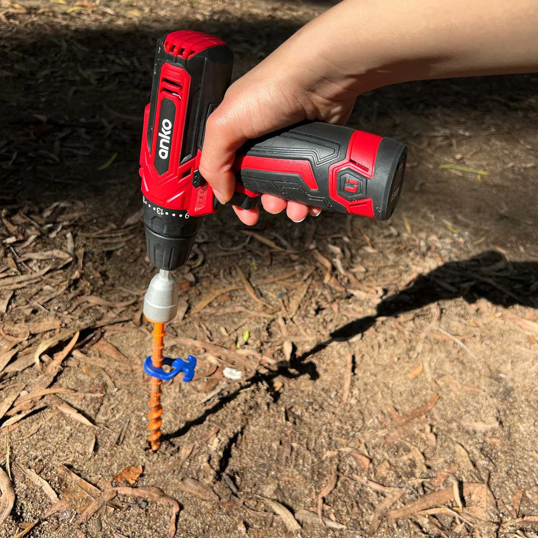 Alloy Adapter for Combi Tool • Single item (HP66) • Aluminium Drill Driver for all Screw-in Peggy Pegs