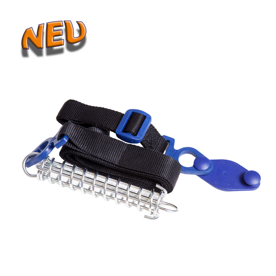 WIGO Tie Strap 2.0 (1,5m - 2,6m) • Einzelteil (P25BK-CW) • verstellbarer Markisenspanngurt