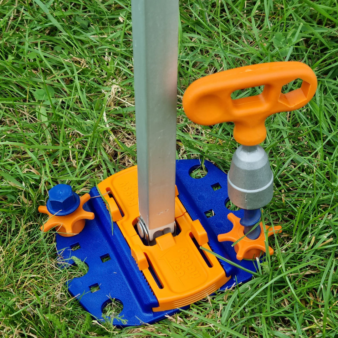 Kombi Tool Alu • 2-teilig (HP68) • Aluminium Schraubwerkzeug für alle Peggy Peg Schraubheringe