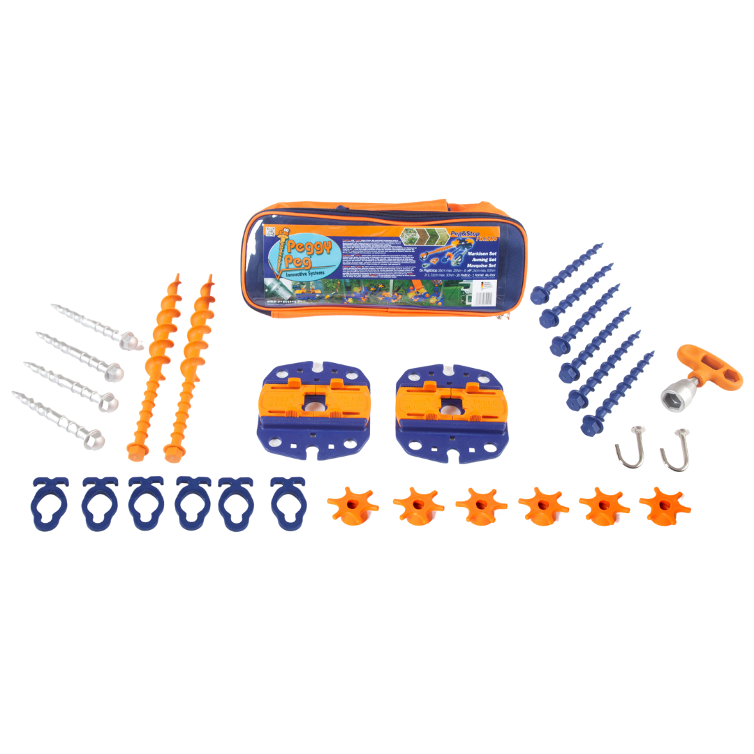 obelink markisen Fix&Go Peg&Stop Markisen Set • Set inkl. Tasche (PP99) • Thule Omnisto – Peggy Peg Shop