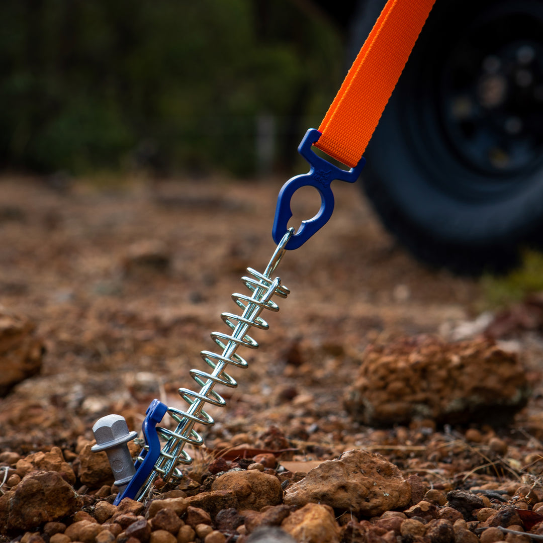 Hit-in Screw-out Peg Hardcore Peggy (HC) 15cm • Pack of 4 (HP61) • for Stony / Rocky Ground