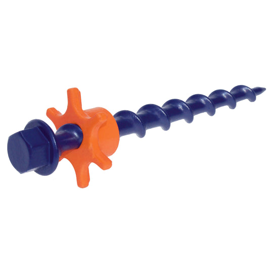 Schraubhering Peg&Stop Small (P&S S) 16cm blau • Einzelteil mit Kontermutter 1.0 (Ersatzteil)