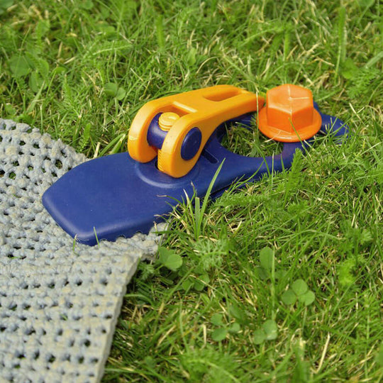 Crocodile PEGGY® Schnellspannklemme blau • Einzelteil (Ersatzteil)
