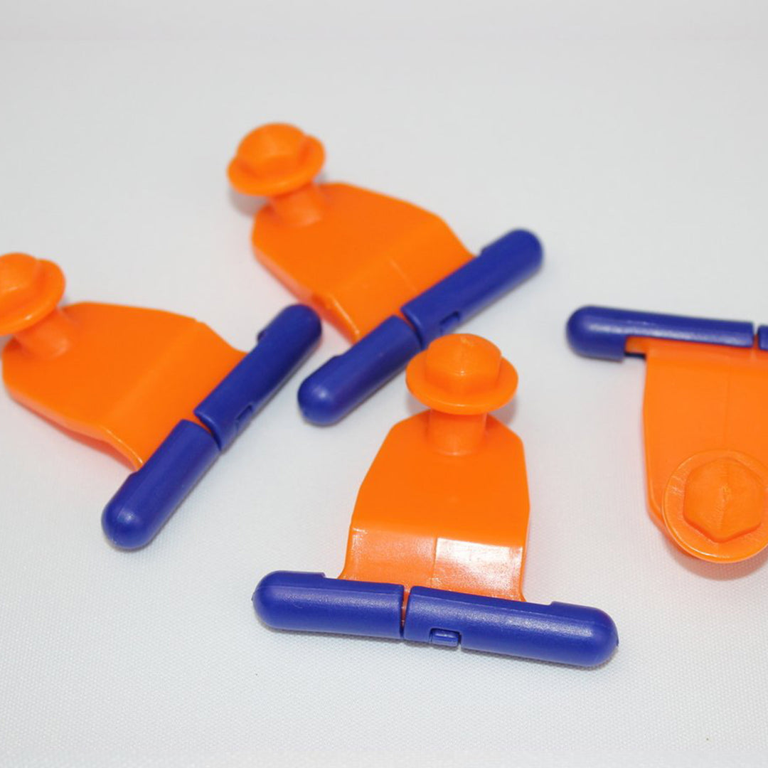 Croc-Adapter • 4er-Pack (PP17) • 5mm & 8mm Kederschienen Adapter für Crocodiles & TieStrap