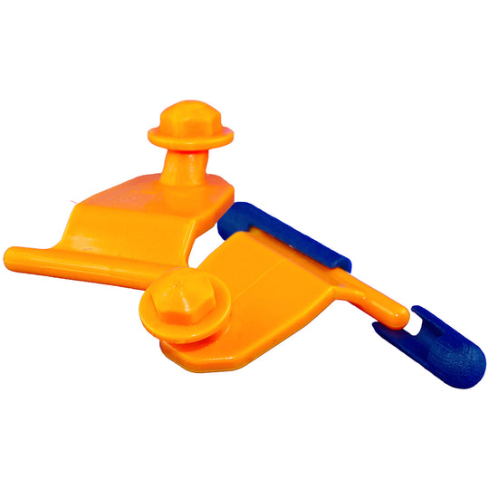 Croc-Adapter • 4er-Pack (PP17) • 5mm & 8mm Kederschienen Adapter für Crocodiles & TieStrap