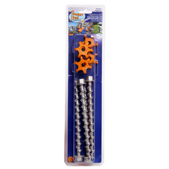 Schraubhering Peg&Stop Heavy Duty (P&S HD) 20cm • 4er-Pack (HP60) • für die härtesten Bedingungen beim Camping