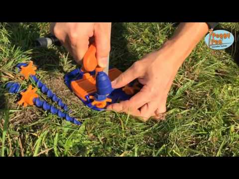 Schraubhering Peg&Stop Small (P&S S) 16cm blau • Einzelteil mit Kontermutter 1.0 (Ersatzteil)