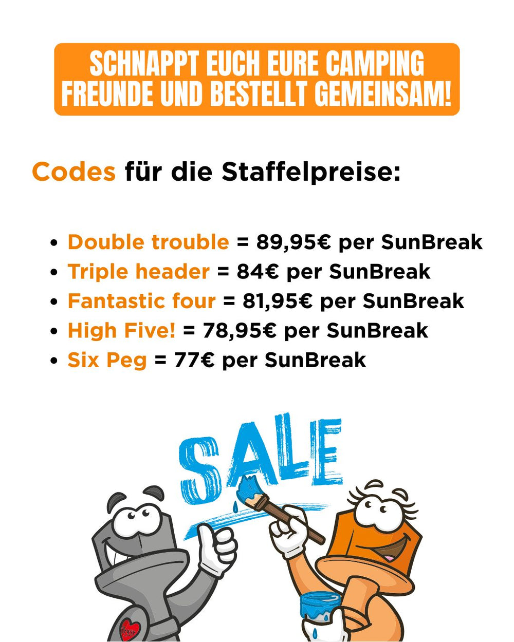 SunBreak - Sonnenblende / Sonnenschutz für die Markise • Einzelteil inkl. Schutzhülle