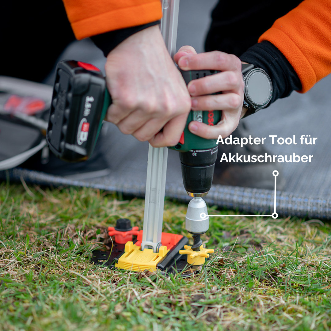 Markisen Set - Adaper Tool für Akkuschrauber