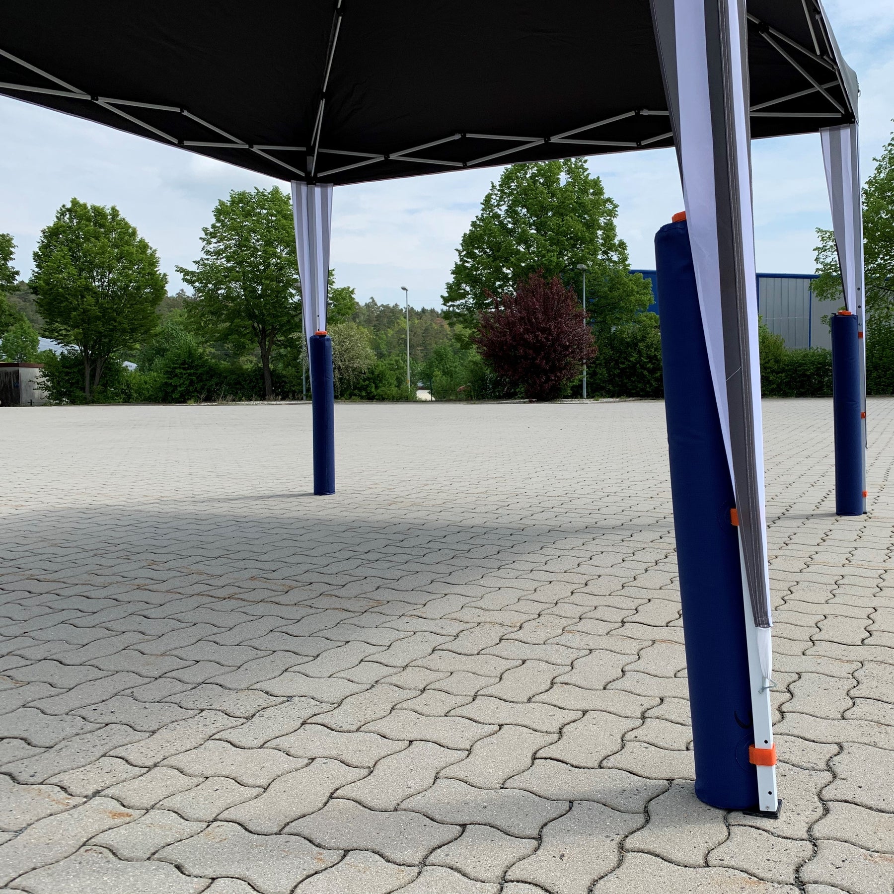 zelt auf asphalt befestigen Tube Pavillon / Flexibler Ballasttank • 2er-Pack (PP26) • Auch auf Asp – Peggy Peg Shop