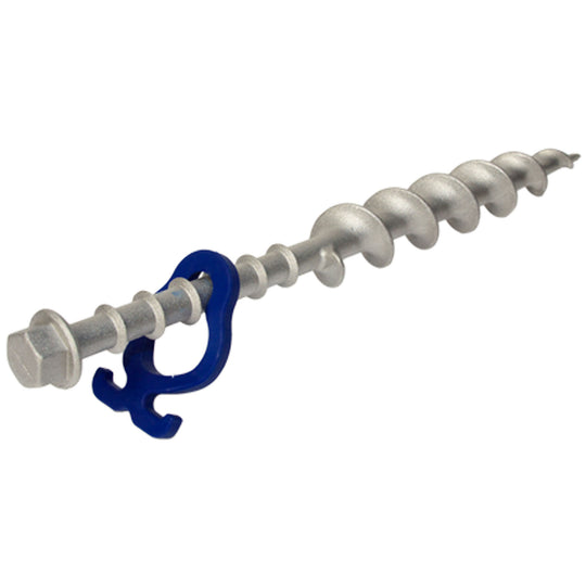 Screw-in Peg Long Aluminium (LA) 31cm • Single item with hook (spare part)